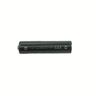 Baterai isi ulang kustom 1.2V 2550mAh baterai NI-MH hitam - Product Image 1
