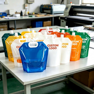 Sac à bec verseur imprimé personnalisé de 2,5 L pour l'emballage en vrac d'eau, de liquides et de boissons - Product Image 1