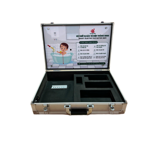 Industrial Aluminum Plywood Case with Custom Foam and Chrome Buckle for Heavy Duty <b>Tool</b> Hardware Professional Presentation Box - Product Image 1