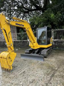 Excavatrice sur chenilles Komatsu PC58 d'occasion de 5 tonnes avec godet, certifiée CE, composants essentiels fabriqués au Japon, roulements inclus, en promotion - Product Image 2