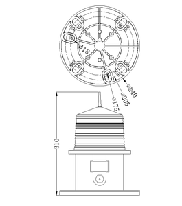 Meilleur feu de navigation maritime lanterne marine 1-5NM pour les propriétaires de navires, les bateaux et les quais - Product Image 3