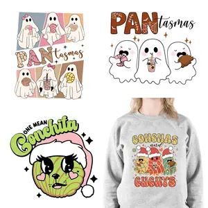 Mignon Conchita Pantasmas Latin Noël Stickers Conchas Cucuys Noël Goules Cadeaux Fer Sur DTF Transferts Autocollant Pour Vêtements - Product Image 1