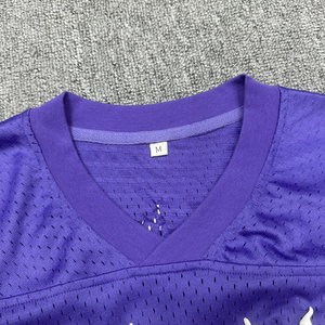 Alta calidad personalizado Boxy recortado Puff estampado Jersey Vintage deportes camisetas hombres sublimación poliéster Boxy Fit malla <span class=keywords><strong>Jerseys</strong></span> - Product Image 3