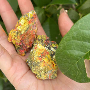 Großhandel Fanshi Natur kristall Cluster Realgar Erz poliert Orpiment Heilung Gelb Roh stein geschnitzt Feng Shui Home Decor Geschenk - Product Image 4