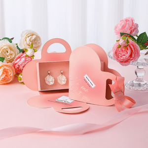 Wholesale 520 Valentine's Day Gift <b>Box</b> Romantic Pink Heart Shape Jewelry Gift <b>Set</b> for Girlfriend Creative Souvenir Gift <b>Box</b> - Product Image 3