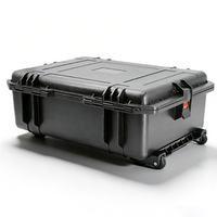 Valise de transport étanche IP67 en plastique rigide à roulettes pour équipement et instruments, support OEM, prix abordable
