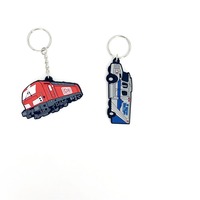 Llavero de PVC Personalizado con Dibujos Animados, Anillo de Goma Suave de Doble Cara, Personaje de Anime, Regalo Promocional al por Mayor