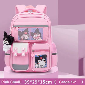 Mochila de dibujos animados Kuromi <span class=keywords><strong>Mymelody</strong></span> para niñas, mochila de reducción de carga de hombro para jardín de infantes - Product Image 4