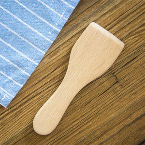 Petite spatule en bois écologique et durable, grattoir à beurre, spatule à pizza, spatule à <span class=keywords><strong>raclette</strong></span> en bois de hêtre de qualité alimentaire - Product Image 6