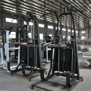 Melhor máquina de academia na china comercial seleção carregada de pinos dip/queixo assistido máquina para construção corporal