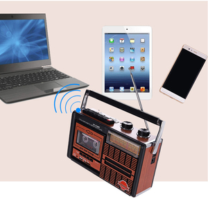 Reproductor de Casetes Portátil Retro Multifunción con Radio FM AM SW para Uso en Casa y Auto, Ranura para Tarjeta USB TF, Material Plástico - Product Image 4