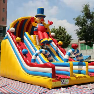 Gmy inflatables chú hề bouncy lâu đài <span class=keywords><strong>Inflatable</strong></span> Slide cho trẻ em inflables con tobogan sân chơi bơm hơi trượt - Product Image 3