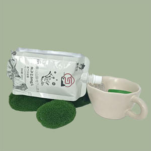 Gravure personnalisée imprimée 400ml eau minérale recyclable liquide bec poche potable sac en plastique PE - Product Image 6