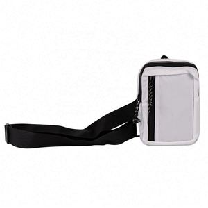 Sac de sport unisexe en nylon, sac banane de course, sac de poitrine avec sangles réglables - Product Image 1