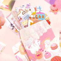 Simno 157 pièces – Kit de fournitures de scrapbooking rose esthétique – Matériaux mignons pour journal créatif – Ensemble de papeterie