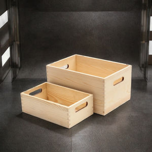 Boîte à bonbons multifonctionnelle en bois brillant de style européen, organisateur de bureau, capacité 1-3L, facile à nettoyer, pour maquillage et salle de bain - Product Image 1