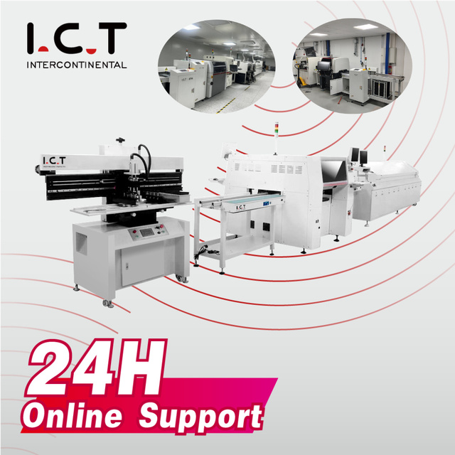 I.C.T Sales New PCB Fully Automatic Production Line High Performance SMT Production Line Solution Manufacturer in China