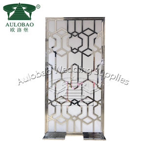Custom Color Wedding Events Silver Stainless Steel <b>Backdrop</b> Panel - Product Image 6