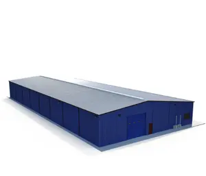 Modern Prefabricated Steel Structure Building Aircraft Hanger Model With Sandwich Panel Roof Wall For Warehouse/Workshop