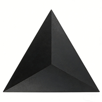 Panneau acoustique 3D triangulaire moderne HENGJIU, isolation phonique, panneau mural pour hôtel, hôpital, salon