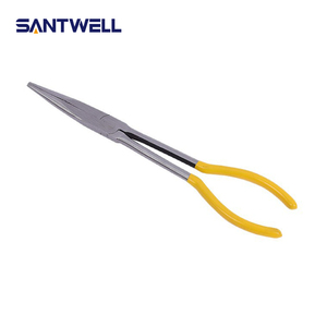 11" Extra <b>Long</b> Needle <b>Nose</b> Pliers Straight&Bent Angled <b>Long</b> Reach Pliers Carbon Steel <b>Long</b> <b>Nose</b> Pliers for Auto Machinery Repair - Product Image 5