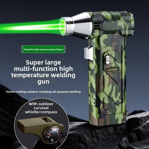 Briquet à flamme directe transfrontalier, pistolet de soudage haute température, pistolet pulvérisateur coupe-vent à gaz butane pour extérieur - Product Image 1