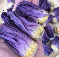 KAIYANGE Vente en gros Lan Lian Hua Fleur de lotus bleu séchée en vrac Fleur fermée Thé aux herbes Thé aux fleurs sans vide
