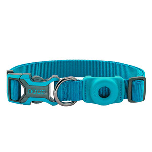 Nuevo <span class=keywords><strong>Collar</strong></span> para Perro con Funda de Silicona para Apple Airtag, Antipérdida, con Posicionamiento, de Nailon Puro, Estilo Instagram, con Diseño de Rayas - Product Image 4