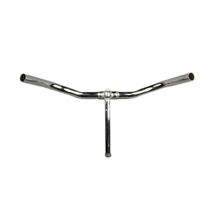 Manillar de <span class=keywords><strong>Bicicleta</strong></span> Urbana Clásica Tradicional, Tipo T, de Acero Cromado de Alta Resistencia, con Barra Integrada - Product Image 6