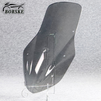 Pare-brise noir de haute qualité, accessoires de moto, pièces de pare-brise de moto pour Yamaha NMax 125 155 2015-2018