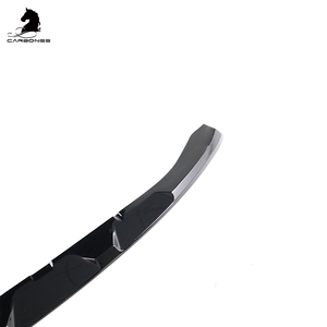 3 unids/set plástico ABS negro brillante o aspecto de fibra de carbono MP M rendimiento parachoques delantero divisor labios para <span class=keywords><strong>BMW</strong></span> G80 G82 2021 + - Product Image 4