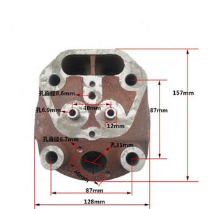 JD195 JD196 ZH195 ZH196 the cylinder head assembly with valve for Diesel engine parts - Product Image 6