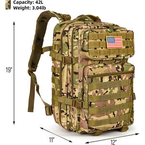 Sac à dos tactique Oxford 900d de qualité supérieure personnalisé 2025, sac à dos de combat, sac à dos de randonnée, sac à dos - Product Image 2