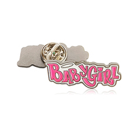 Insignes de broches en métal à slogan féministe personnalisé broches graphiques accrocheuses en émail doux rose pour fille rassemblement et égalité Souvenirs d'événement