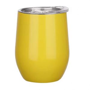 ECO Friendly OEM 12Oz Paint Sprayed Custom Double Wall Insulated Stainless Steel Coffee Milk Beer Wine Tumbler Mugs Cup With Lid - Product Image 1