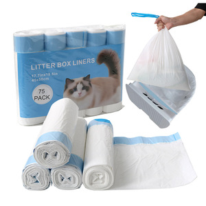 Dispensador de excrementos portátil para perros y gatos Bolsas de basura para mascotas biodegradables ecológicas con fuerte control de olores hechas de plástico - Product Image 3