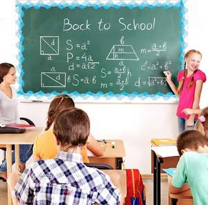 Cielo azul Nubes Aula Borde Rollo Nubes blancas Forma Tablón de anuncios Decoraciones Cielo festoneado Nube Troquelado Bordes Trim - Product Image 3