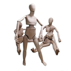 Mannequins complets réglables en bois de hêtre, outil de bricolage, design de mode - Product Image 3