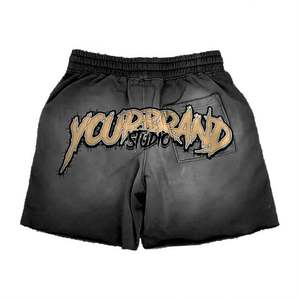 Nouveau Design Streetwear Personnaliser Logo Mens Summer Shorts Set 2025 Jogger Set - Product Image 3