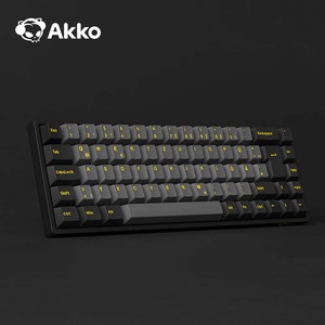 <span class=keywords><strong>AKKO</strong></span> Black & Gold 3068B Plus ISO North-facing RGB LED retroiluminado Teclados intercambiables en caliente - Product Image 6