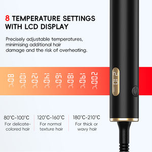 Fer à friser automatique électrique pour cheveux, fer à friser rotatif avec réglage automatique de la vitesse de rotation - Product Image 6