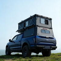 Module de camping pour pick-up, type tente, spacieux pour 2 personnes, avec espace de vie étendu