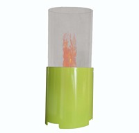 Table basse classique en métal Bongo avec foyer au bioéthanol BGA11115 Zhejiang