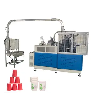 Автоматическая машина для производства бумажных стаканчиков с вакуумным коллектором, ультразвуковая машина для производства чайных стаканчиков, цена