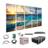 P3.91 Dış Mekan LED Ekran 500x1000mm Döküm Alüminyum LED Gösterge Paneli Sahne Etkinlikleri için Taşıma Çantası ile