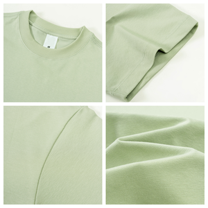 เสื้อยืดผู้ชายผ้าฝ้ายคุณภาพสูงแบบเรียบ ขายส่ง OEM/ODM 8067 รับสกรีนโลโก้และลายกราฟิกตามสั่ง - Product Image 4