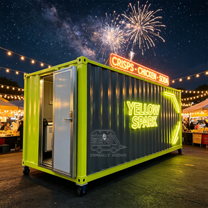 Conteneur de cuisine commerciale modulaire haut de gamme avec aménagement de service alimentaire extérieur pour restaurant - Product Image 4