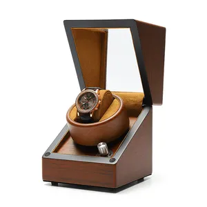 DIGU Luxury automatic mini watch winder rotation watch box automatic up-chain battery vertical table shake watch box