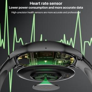 Montre connectée <span class=keywords><strong>Yesido</strong></span> IO43 à écran large haute définition de 1,53 pouce à prix avantageux, prise en charge des appels sans fil / fréquence cardiaque - Product Image 4