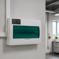 Boîtier de distribution PZ30, panneau de disjoncteurs électriques AC400V 125A 6kA, contrôle de puissance intérieur résidentiel et industriel
